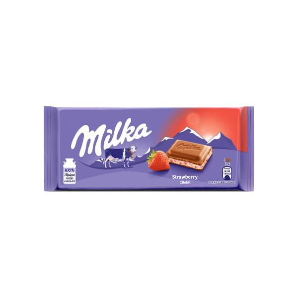 شکلات میلکا توت فرنگی آلمانی | Milka Strawberry