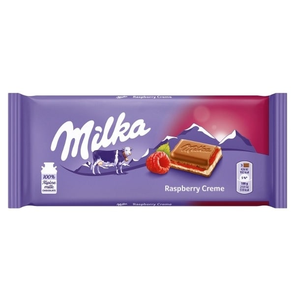 شکلات میلکا تمشک آلمانی - Milka Raspberry Creme