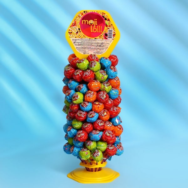 آبنبات چوبی  موجی لولی  Moji Lolli بسته 120 تایی