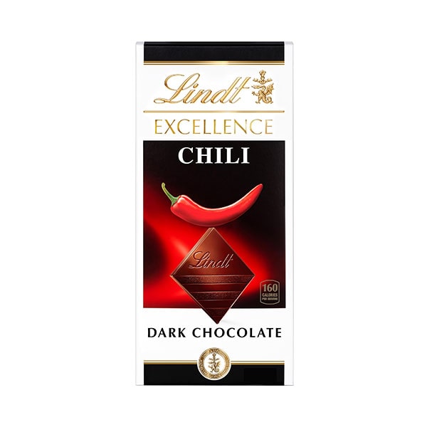 شکلات تلخ لینت با طعم فلفل قرمز - Lindt Excellence CHILI