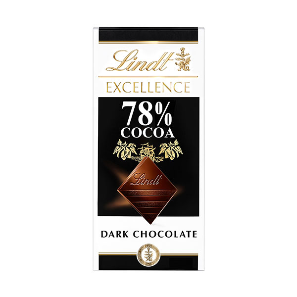 شکلات تلخ 78 درصد کاکائو اکسلنس لینت – Lindt Excellence 78% COCOA