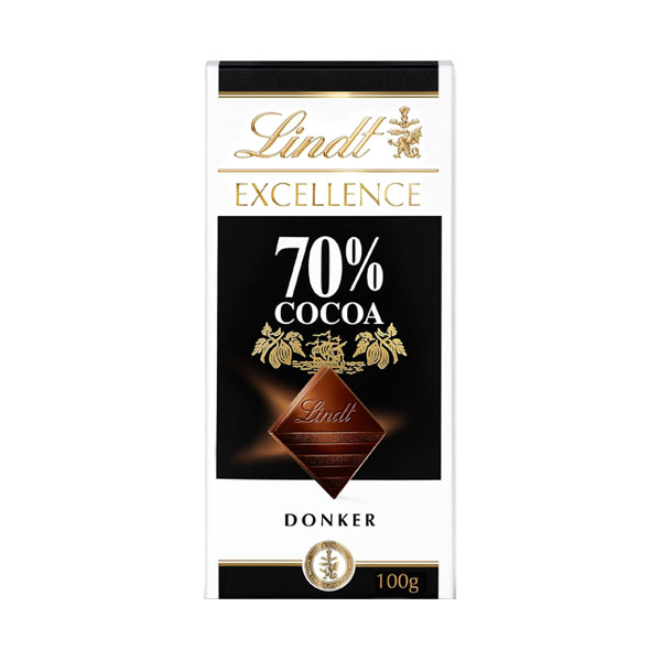 شکلات تلخ 70 درصد کاکائو اکسلنس لینت – Lindt Excellence 70% COCOA