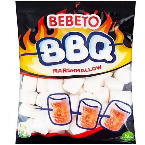 مارشمالو باربیکیو کبابی ببتو 275 گرم BEBETO BBQ MARSHMALLOW