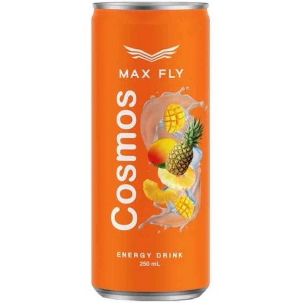 نوشیدنی انرژی زا مکس فلای با طعم میوه های استوایی - MAX FLY Cosmos